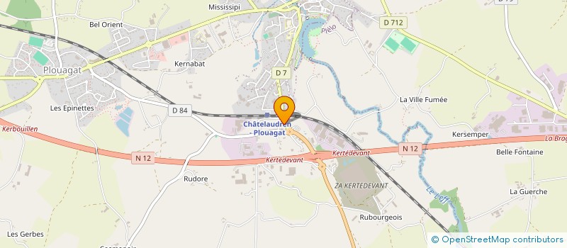 localisation de l'entreprise DA SILVA ANTHONY à CHATELAUDREN-PLOUAGAT