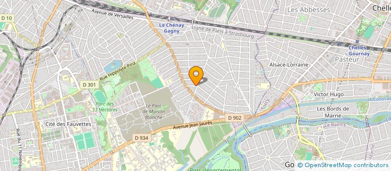 localisation de l'entreprise DA SILVA BAT à GAGNY