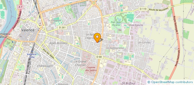 localisation de l'entreprise DA SILVA BATIMENTS à VALENCE