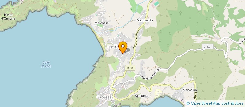 localisation de l'entreprise DA SILVA CONSTRUCTION & RENOVATION  CARGESE