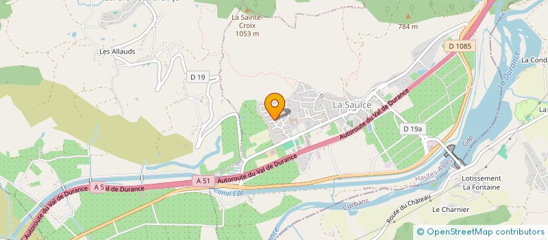 localisation de l'entreprise DA SILVA CRISTIANO  LA SAULCE