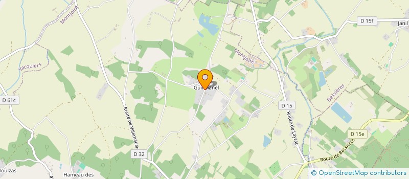 localisation de l'entreprise DA SILVA ELECTRICITE  MONTJOIRE