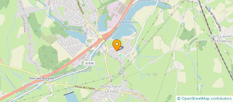 localisation de l'entreprise DA SILVA EMILIO  SAINT-LAURENT-D'ANDENAY