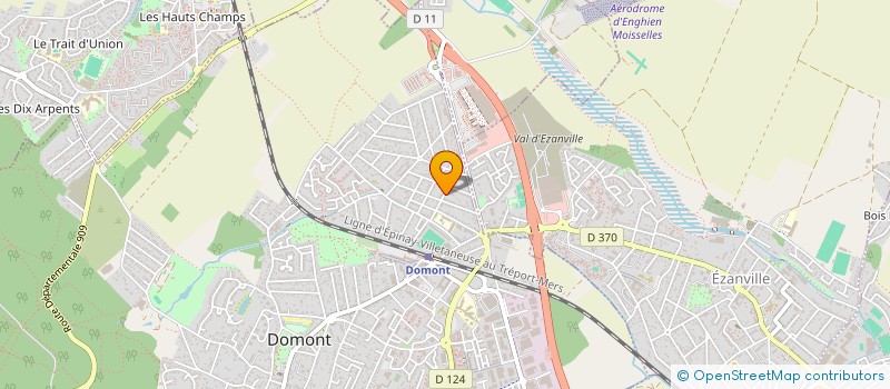 localisation de l'entreprise DA SILVA ENTREPRISE GENERALE  DOMONT