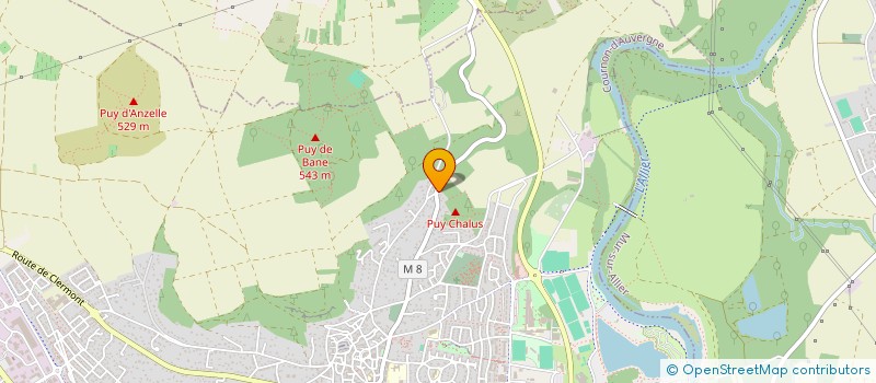 localisation de l'entreprise DA SILVA ET CIE  COURNON-D'AUVERGNE