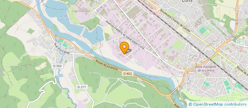 localisation de l'entreprise DA SILVA ET FILS à LONS