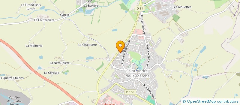 localisation de l'entreprise DA SILVA ET FRERES  SEVREMOINE