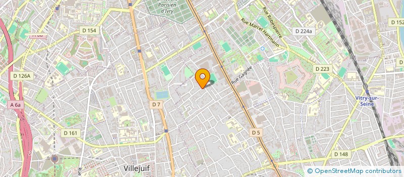 localisation de l'entreprise DA SILVA F.P à VITRY-SUR-SEINE