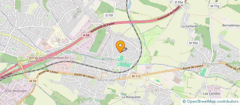 localisation de l'entreprise DA SILVA HOSTS  MONTRABE