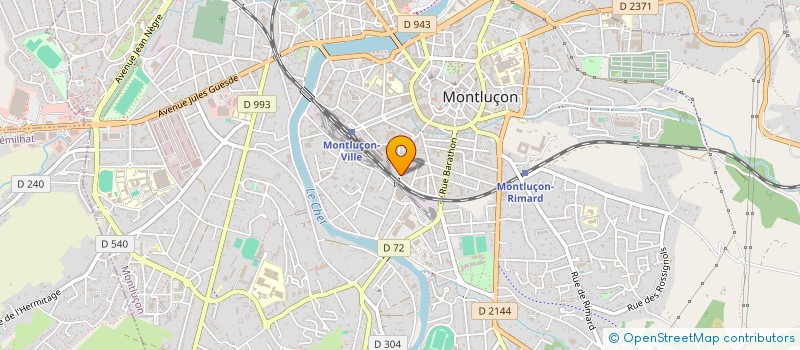 localisation de l'entreprise DA SILVA JDA à MONTLUCON
