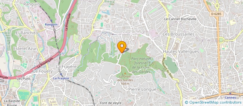 localisation de l'entreprise DA SILVA LOCATION à LE CANNET