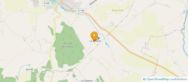 localisation de l'entreprise DA SILVA LOIRET à BAIS