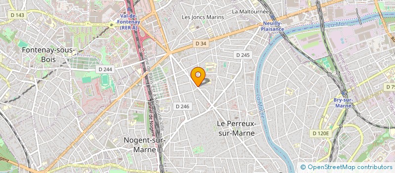 localisation de l'entreprise DA SILVA LOPES & MOYSAN  LE PERREUX-SUR-MARNE