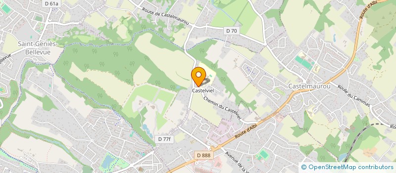 localisation de l'entreprise DA SILVA MANUEL  CASTELMAUROU