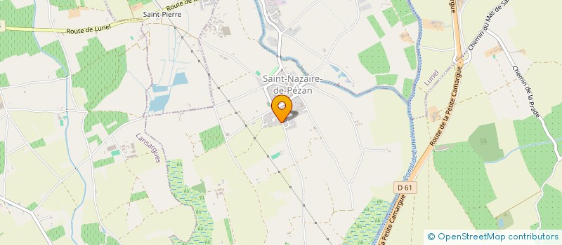 localisation de l'entreprise DA SILVA PATRICK  SAINT-JUST