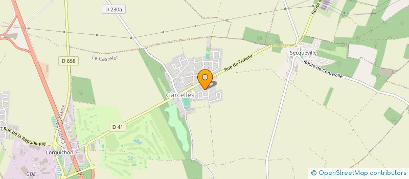 localisation de l'entreprise DA SILVA PERE ET FILS à LE CASTELET