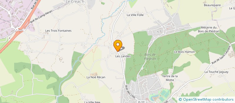 localisation de l'entreprise DA SILVA PERE & FILS à PLEDRAN