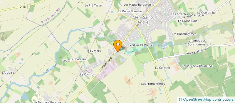 localisation de l'entreprise DA SILVA RAVALEMENT à CLERY-SAINT-ANDRE