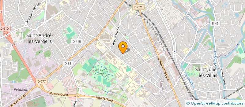 localisation de l'entreprise DA SILVA REBELO LINOSSIER à TROYES