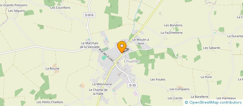 localisation de l'entreprise DA SILVA RENOVATIONS EURL à CHUELLES