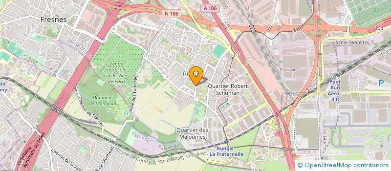 localisation de l'entreprise DA SILVA / ROULLET  RUNGIS