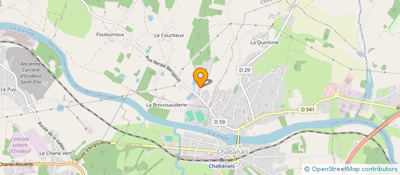 localisation de l'entreprise DA SILVA TUYAUTERIE à CHIRAC