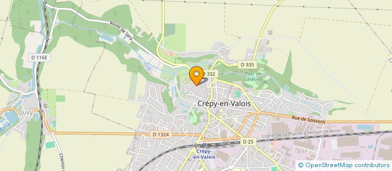 localisation de l'entreprise DA SOLUTIONS à CREPY-EN-VALOIS