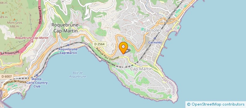 localisation de l'entreprise DA SUPPLY FRANCE à ROQUEBRUNE-CAP-MARTIN
