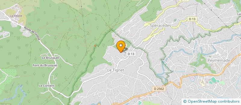 localisation de l'entreprise DA-THI IMMO à LE TIGNET
