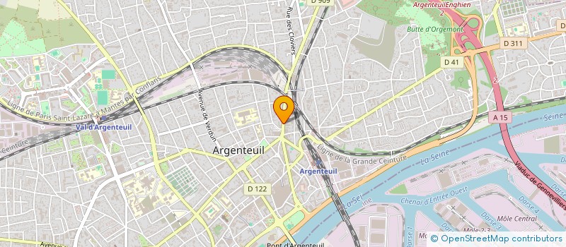 localisation de l'entreprise DA VEIGA ALIMENTATION à ARGENTEUIL