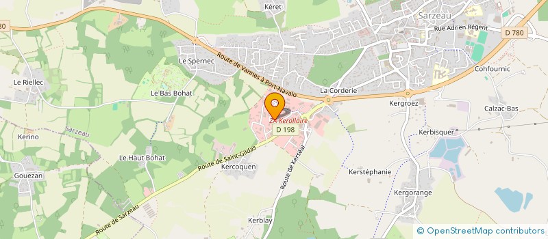 localisation de l'entreprise DA VICKEN  SARZEAU