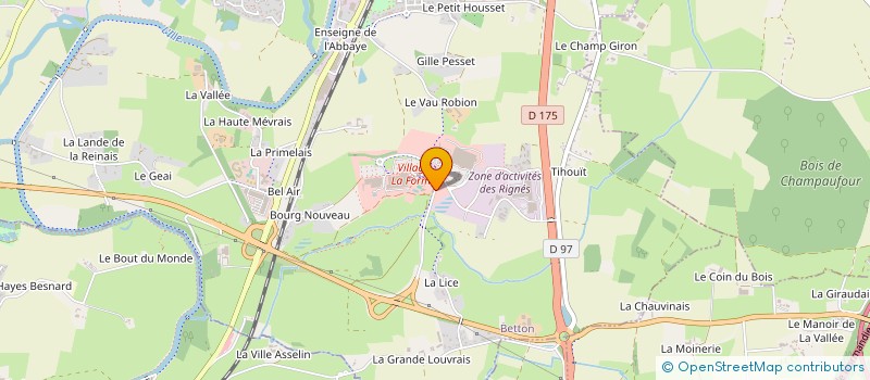 localisation de l'entreprise DA VIKEN à BETTON