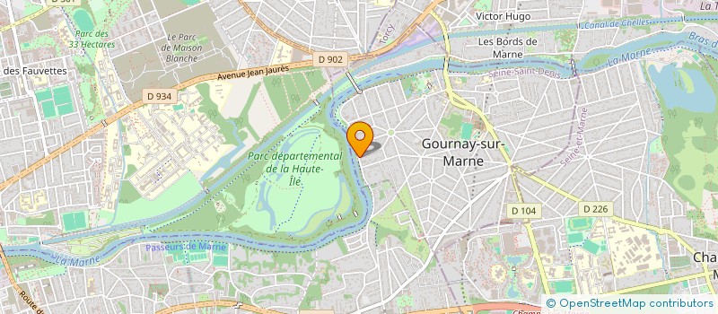 localisation de l'entreprise DA VINCENZO  GOURNAY-SUR-MARNE