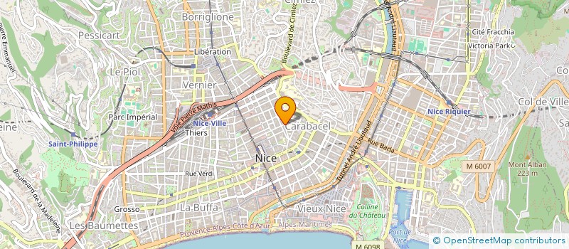 localisation de l'entreprise DA VINCI à NICE