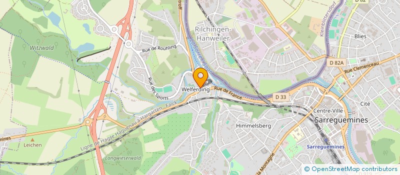 localisation de l'entreprise DA VINCI à SARREGUEMINES