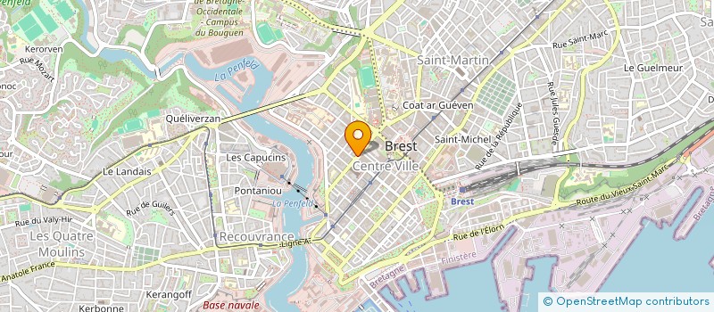 localisation de l'entreprise DA VINCI à BREST