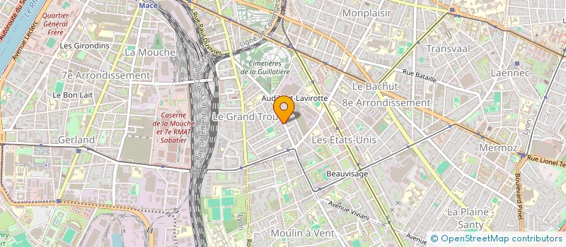 localisation de l'entreprise DA VINCI  LYON