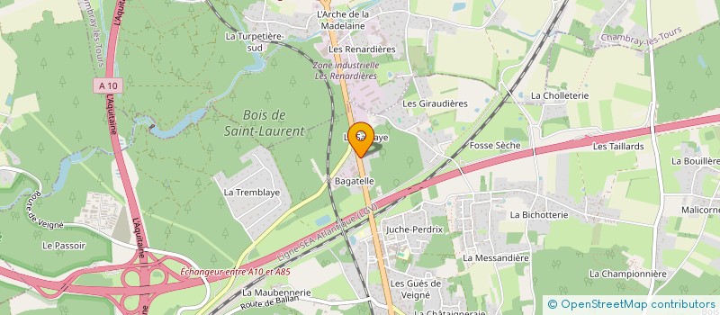 localisation de l'entreprise DA VINCI à VEIGNE