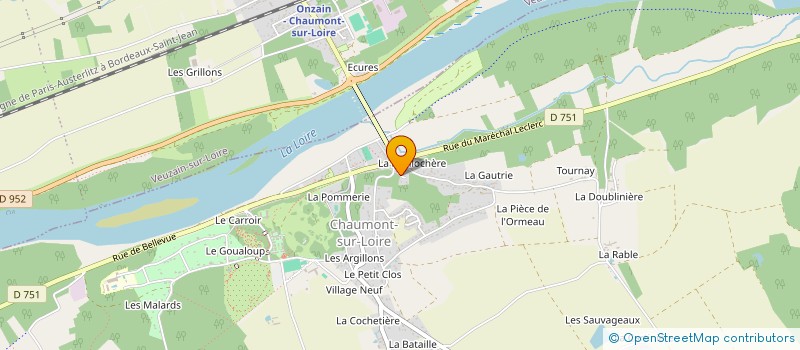 localisation de l'entreprise DA VINCI CORDE  CELLETTES