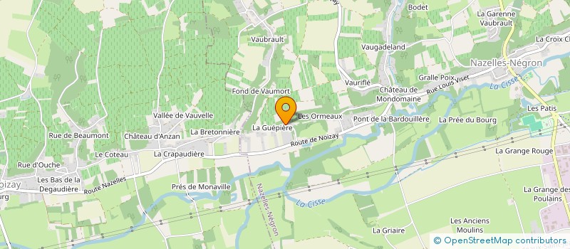 localisation de l'entreprise DA VINCI LABS  NAZELLES-NEGRON