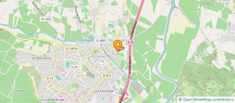 localisation de l'entreprise DA VINES  PEZENAS