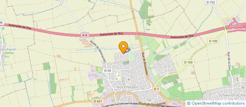 localisation de l'entreprise DA VOTRE PARTENAIRE  HOCHFELDEN