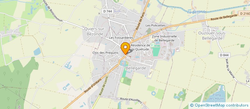 localisation de l'entreprise DA ZHONG LAI à BELLEGARDE