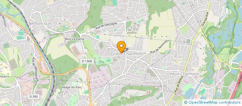 localisation de l'entreprise DA21  GRAND-CHARMONT