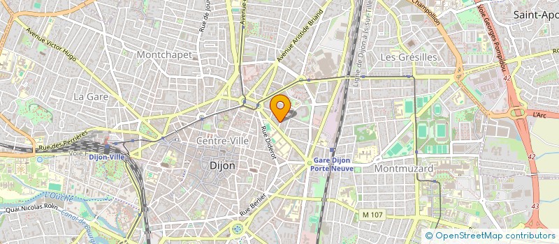 localisation de l'entreprise DA2C-5 RUE HEUDELET à DIJON