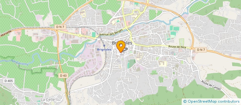 localisation de l'entreprise DA2E à BRIGNOLES