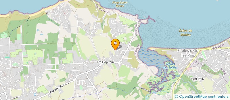 localisation de l'entreprise DA2LM  ERQUY