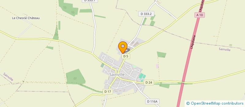 localisation de l'entreprise DA2MB à SAINVILLE