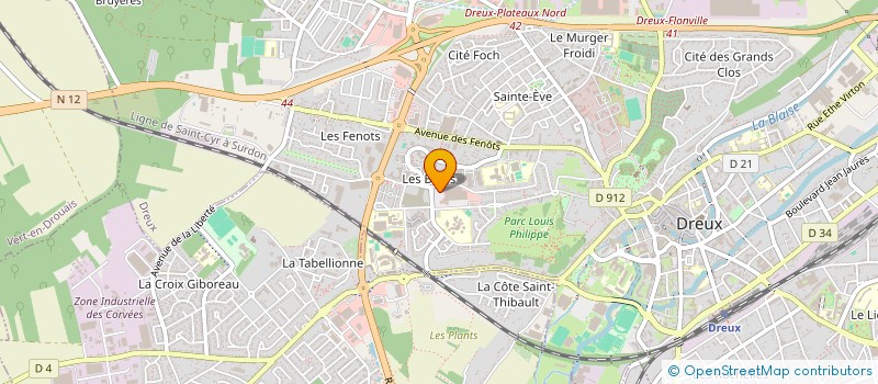 localisation de l'entreprise DAAA à DREUX