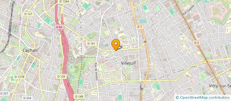 localisation de l'entreprise DAANI TRANSPORTS à VILLEJUIF